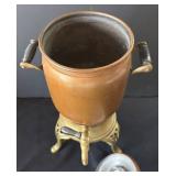 DR - Vintage Urn Style Copper Maker with Sugar Bowl