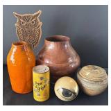 UL - Vintage Treasures! Owl Decor, Trinket Dish, Vases and More!