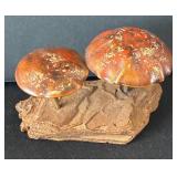 DR - Vintage Bovano Handcrafted Mushroom Sculpture