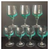 DR - Vintage Mid Century Handblown Sasaki Harmony Glass Stemware