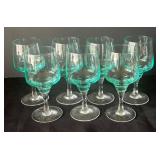DR - Vintage Mid Century Handblown Sasaki Harmony Glass Stemware