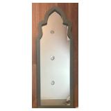 DR - Arch Decorative Wall Mirror with Painted Green Frame