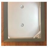 DR - Arch Decorative Wall Mirror with Painted Green Frame