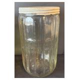 DR - Vintage Glass Jars - Amber & Clear with Lids
