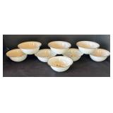 DR - Set of 8 Pottery Barn Holly Berry Bowls