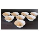 DR - Set of 8 Pottery Barn Holly Berry Bowls