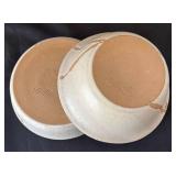DR - Pottery Serving Bowl & Platter Set - Rustic Speckled Glaze