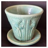 DR - Vintage Green Planters & Vases by Weller, McCoy and More