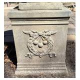 FY - Concrete Garden Urn Planter on Pedestal