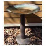 BY - Metal Birdbath - Outdoor Garden Decor