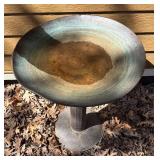 BY - Metal Birdbath - Outdoor Garden Decor