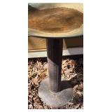BY - Metal Birdbath - Outdoor Garden Decor