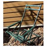 BY - Vintage Green Wooden Folding Chair Frame