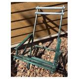 BY - Vintage Green Wooden Folding Chair Frame