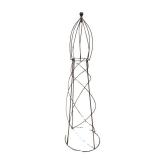 BY - Garden Obelisk Cage with Ball Finial - Outdoor Yard Decor