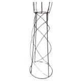 BY - Garden Obelisk Cage with Ball Finial - Outdoor Yard Decor