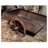 S - Vintage Metal Wagon