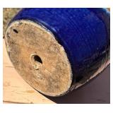 G - Planter Pot - Glazed Ceramic Gradient Blue/Orange