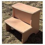 S - Two-Step Wood Step Stool