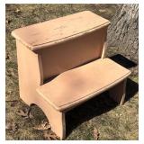 S - Two-Step Wood Step Stool