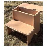 S - Two-Step Wood Step Stool