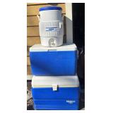 G - Igloo Ultra Cold 50 50-Qt Cooler & Igloo 5-Gallon Cooler & Coleman Cooler
