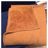 LL - Set of 2 Striped Accent Pillows with Blanket