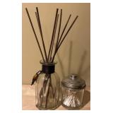 LB - Vintage Hand Mirror, Jars, Soap Dish, Comb and More