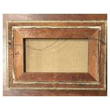 LL - Original Vintage Landscape Painting - Tree & Water Scene