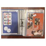 LL - Two Stamp Albums - United States & International Stamps Collection