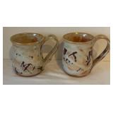 DR - Two Ceramic Mugs & Handwoven Baskets