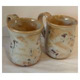 DR - Two Ceramic Mugs & Handwoven Baskets