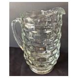 DR -Assorted Pitchers and a Carafe by Fostoria, Anchor Hocking, Pfaltzgraff and More