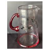 DR -Assorted Pitchers and a Carafe by Fostoria, Anchor Hocking, Pfaltzgraff and More