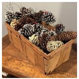 LL - 2 Baskets Full of Pinecones