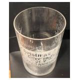 LL - Vintage Christmas Greetings 1904 Glass - Alfred Anderson