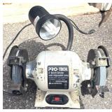 G - Pro-Tech 6-Inch Bench Grinder with Adjustable Lamp - Model 8103