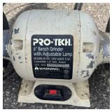 G - Pro-Tech 6-Inch Bench Grinder with Adjustable Lamp - Model 8103
