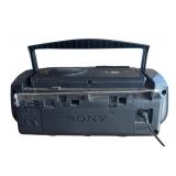 G - Sony CFD-V10 CD Radio Cassette-Corder Boombox - Mega Bass Port