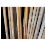 G - Assorted Wooden Dowels & Pool Cue Wood - Mixed Sizes