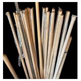 G - Assorted Wooden Dowels & Pool Cue Wood - Mixed Sizes
