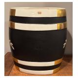 LL - Antique English Gin Barrel Decanter Dispenser With Spigot