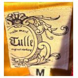 LL - Tulle Vintage Red Plaid Coat - Size M