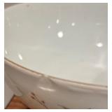 LL - Antique Holly and Berry China - Teapot, Canister, Cups, Saucers, Plates & Bowl