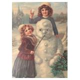 LL - Vintage Victorian Winter Friends Print