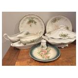 LL - Festive Vintage Serving Dishes by Dixie, LaBelle and More