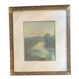 UL - Lovely Vintage Landscape Print