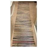 LB - Vintage Woven Runner Rug - Multicolor Stripes