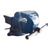 G - Bench Vise - Made in USA - Blue Cast Iron Body