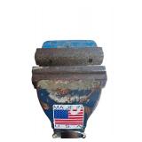 G - Bench Vise - Made in USA - Blue Cast Iron Body